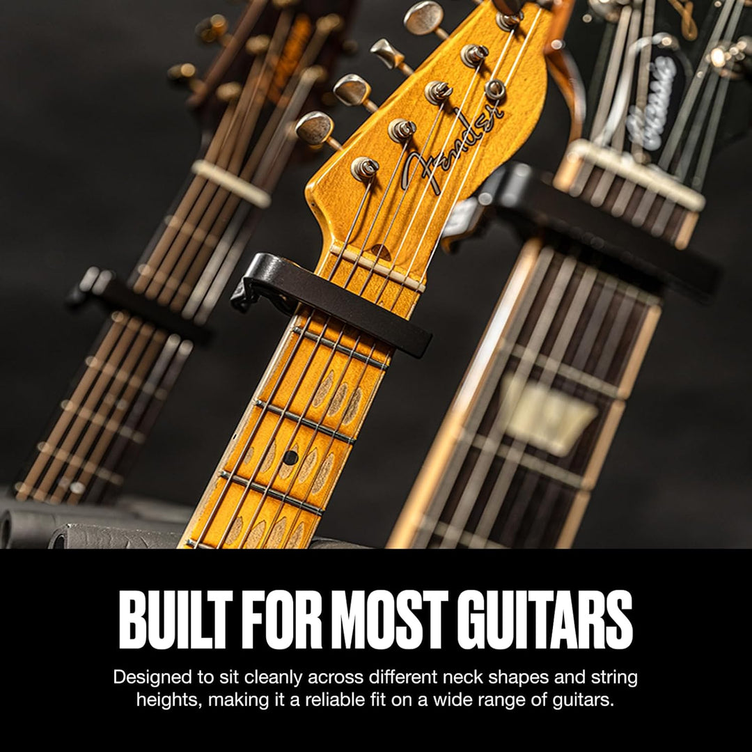DUNLOP - Nickel Folk Kapodaster für Akustikgitarre Einheitsgrösse, Einheitsgrösse