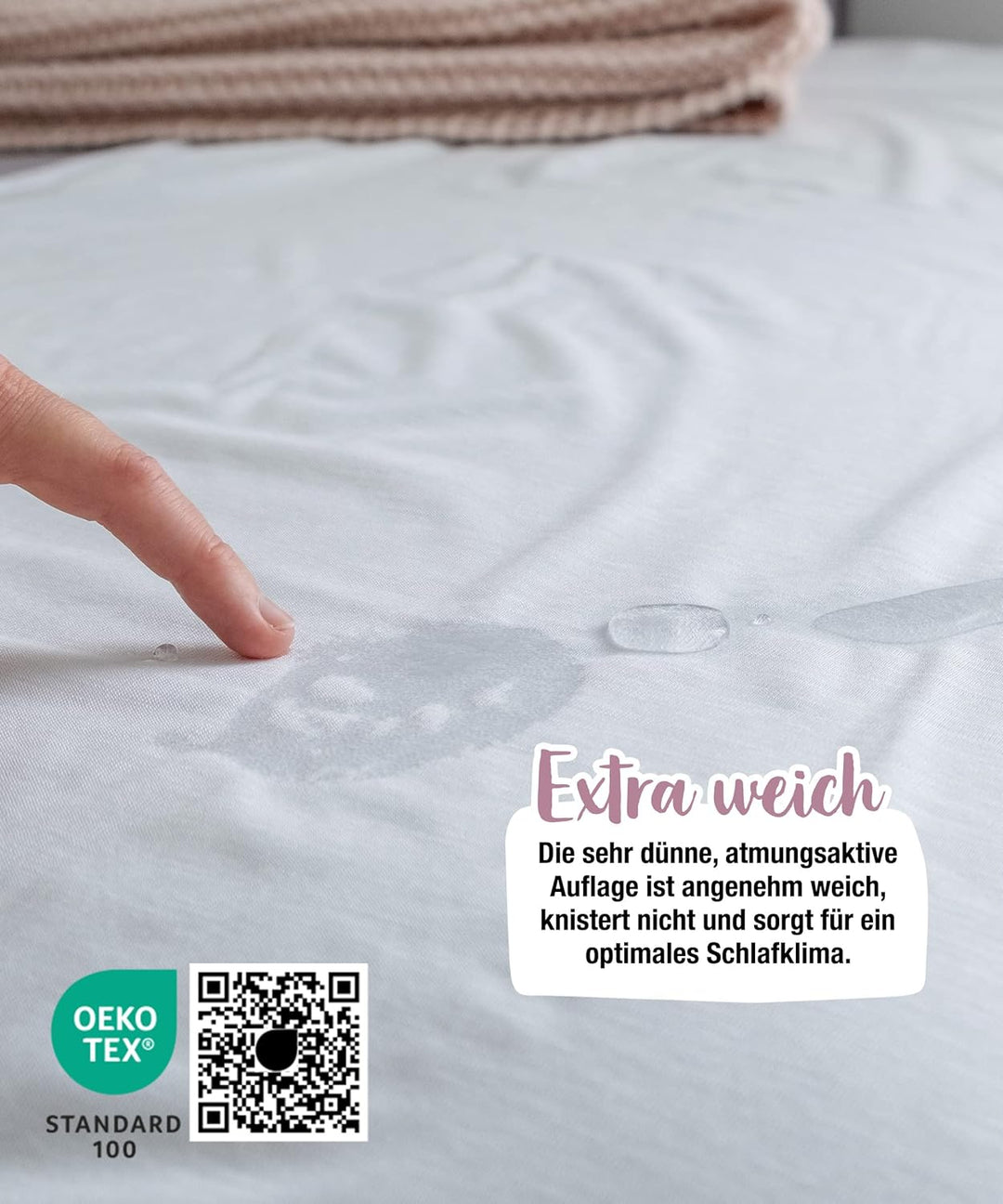 Ehrenkind® Matratzenschoner wasserdicht | 100% Lyocell + Membrane | Oeko-Tex Zertifiziert | Auslaufs