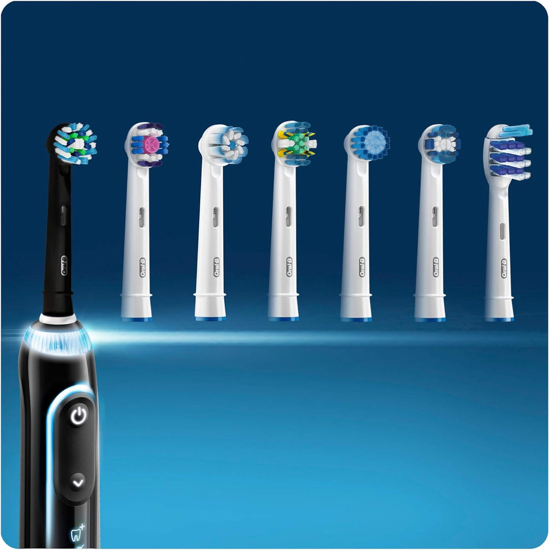 Oral-B CrossAction Ersatz-Zahnbürstenköpfe für elektrische Zahnbürste, abgewinkelte Borsten für bis