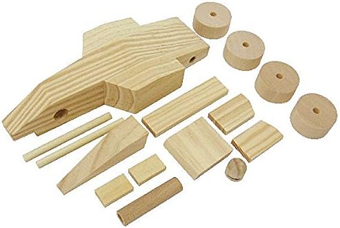 EDUPLAY Holz Rennauto zum Basteln 10er Set 10 Stück, 10 Stück