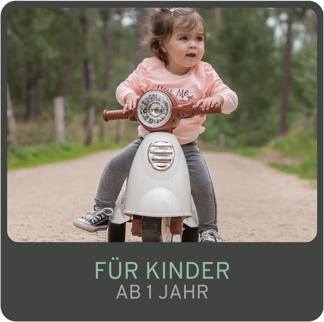 Bandits & Angels Retro Rutscher ab 1 Jahr (Weiss), Weiss