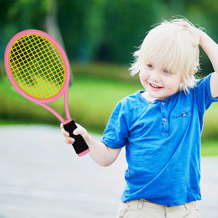 Ppbmocw TennisschläGer Kinder 2-15 Jahre,Das TennisschläGer-Set FüR Kinder Umfasst Zwei 17-Zoll-Tenn