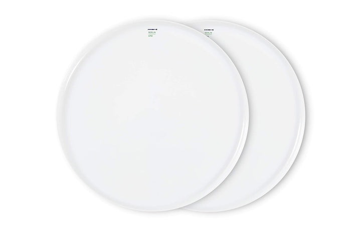 KPM Berlin LAB Teller-Set 26cm 2tlg., Porzellan, Speiseteller, Porzellanteller, handmade, weiss im G