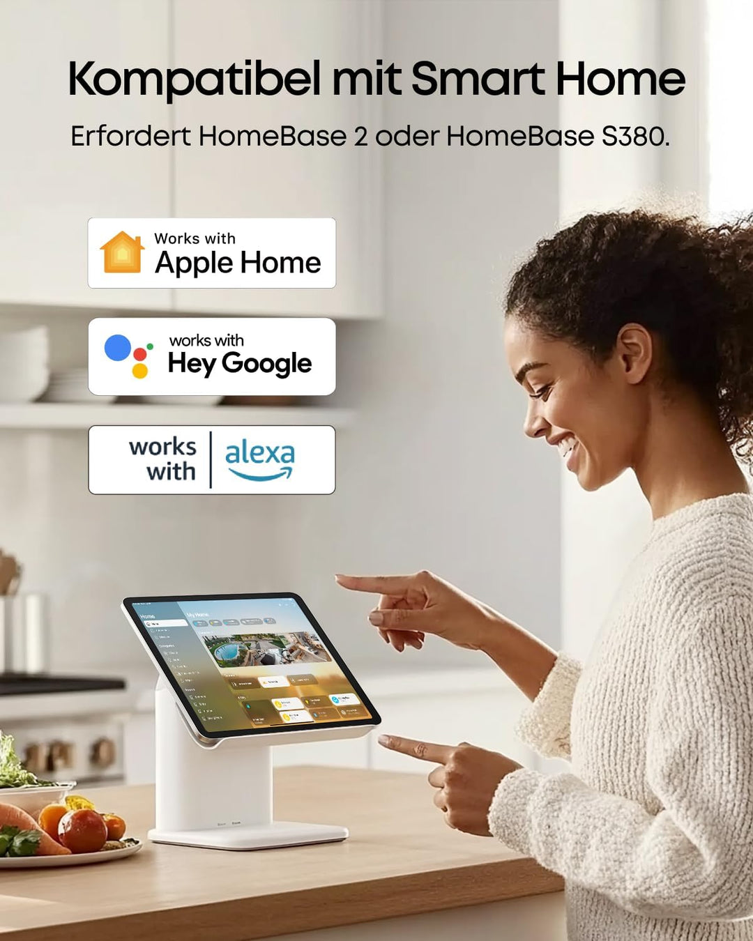 eufy Security eufyCam E40 Zusatzkamera, kabellose 2K Solarkamera für aussen, mit integriertem Solarp
