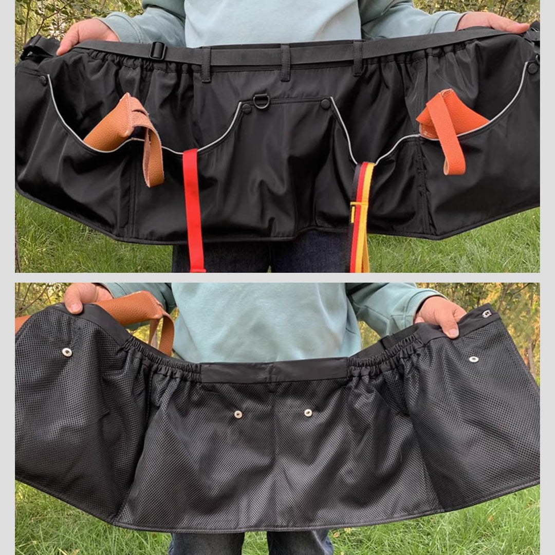 Hundetrainer-Schürze mit Mehreren Taschen und Hüftgurt, verstellbare Hundetrainingshose, wasserdicht