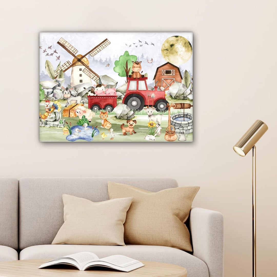 MuchoWow© Leinwand 70x50 cm Deko Schlafzimmer Aesthetic Leinwandbilder Wohnzimmer Gemälde Foto Gesch