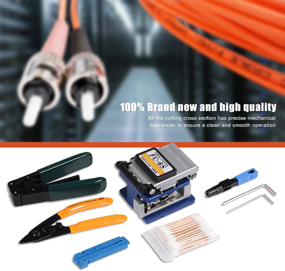 FTTH Splicing Splice LWL Abisolierwerkzeug Kit mit Fibre Cleaver LWL Abisolierwerkzeug Fibre Coating