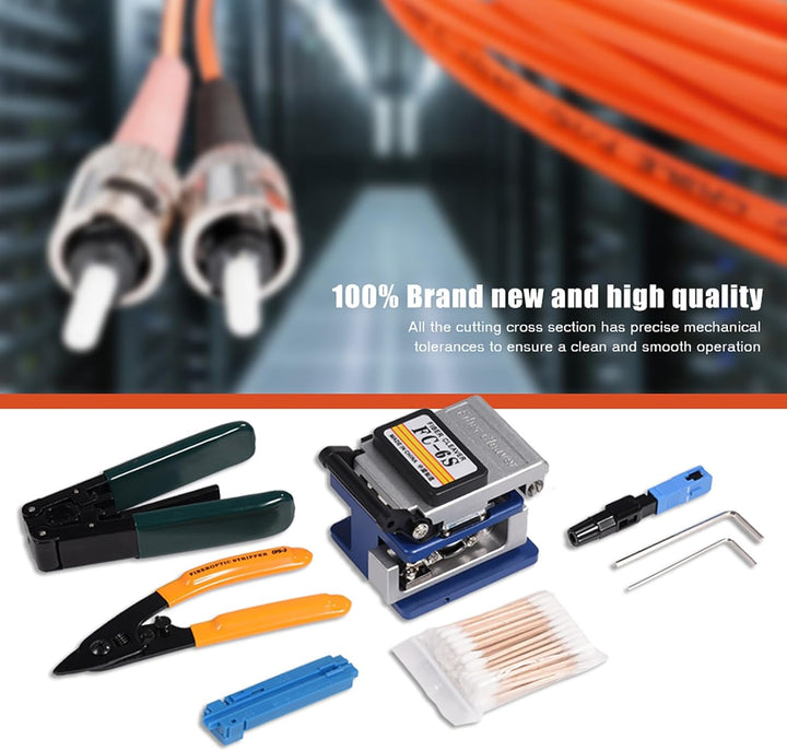 FTTH Splicing Splice LWL Abisolierwerkzeug Kit mit Fibre Cleaver LWL Abisolierwerkzeug Fibre Coating