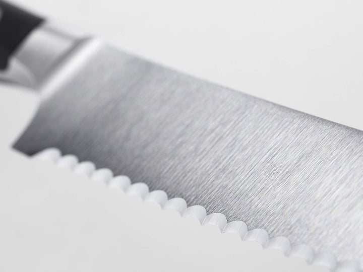 WÜSTHOF Classic Ikon Bread Knife, 23 cm, Black Schwarz 23 cm Brotmesser, Schwarz 23 cm Brotmesser