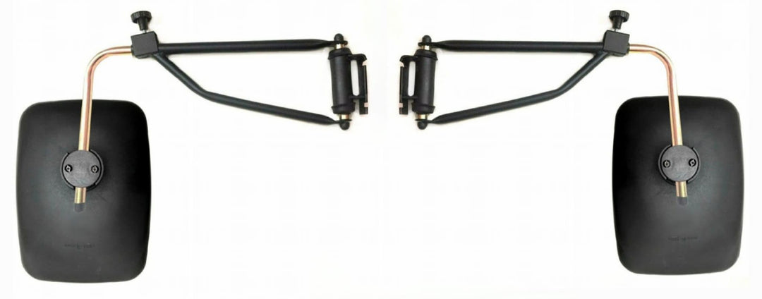 MelTruck® 2x Aussenspiegel Spiegel Rückspiegel 330x240 mm ø14-30 E20 und 2x Spiegelhalter Zetor LKW