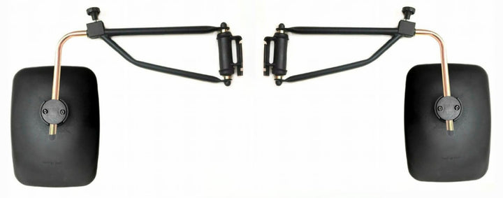 MelTruck® 2x Aussenspiegel Spiegel Rückspiegel 330x240 mm ø14-30 E20 und 2x Spiegelhalter Zetor LKW
