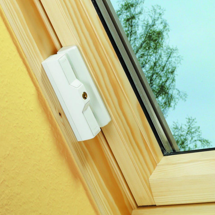 ABUS Dachfenster-Zusatzsicherung DF88 AL0125 - Dachfenstersicherung speziell für Dachenflächenfenste