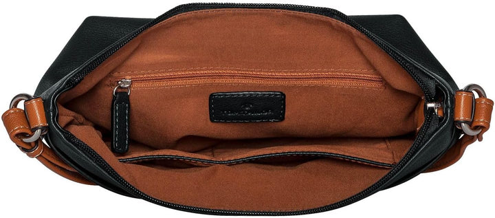 TOM TAILOR bags Novara Damen Umhängetasche Crossbody Bag 28 x 8,5 x 25 Schwarz, 28 x 8,5 x 25 Schwar