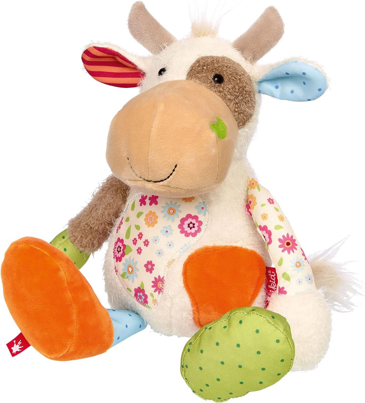 SIGIKID 42839 Stofftier Kuh Patchwork Sweety Kuscheltier zum Spielen & Schmusen aus weichem Material