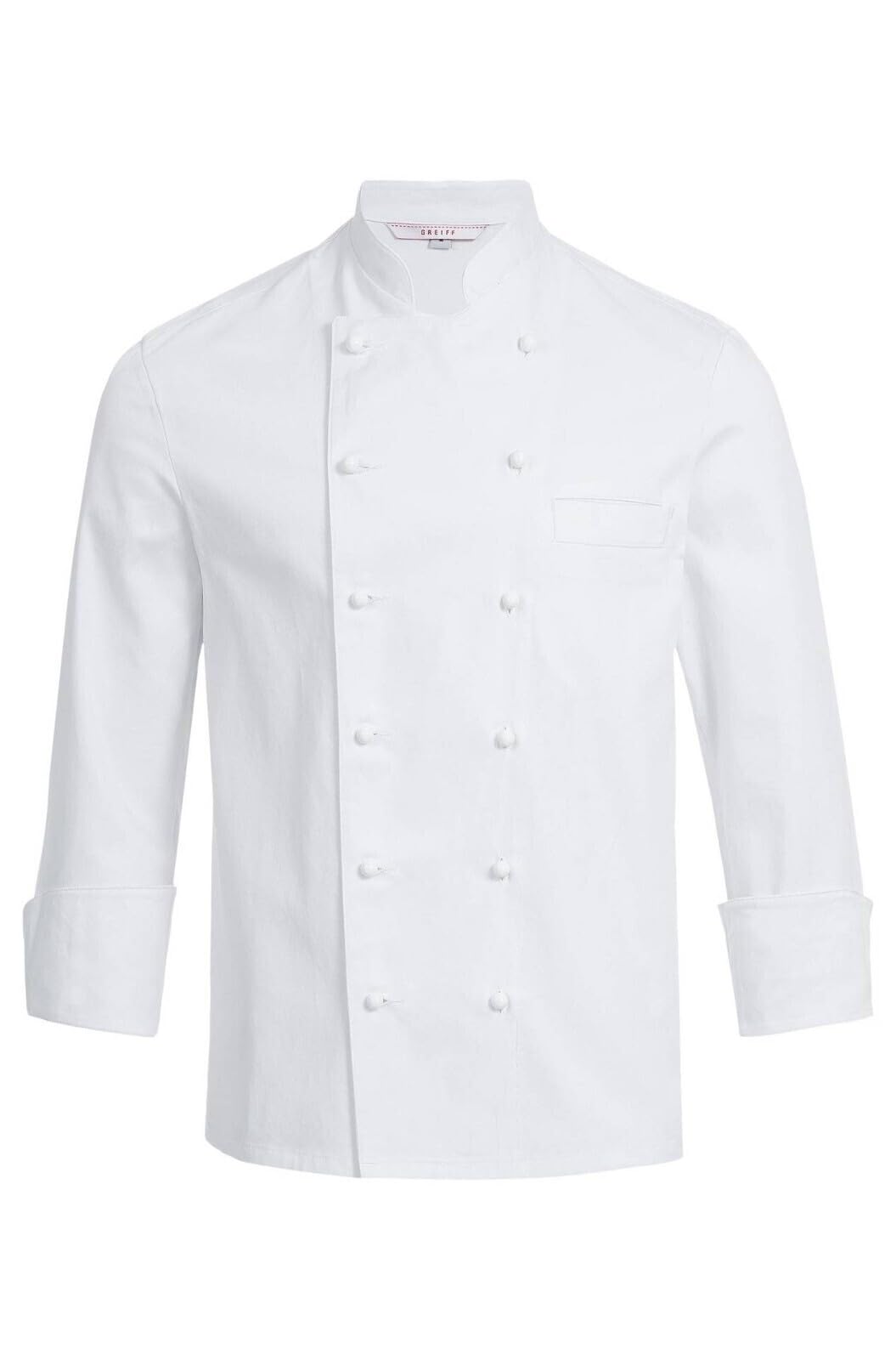 Gastro Moda Cuisine Herren Kochjacke Regular-Fit, Weiß XXS