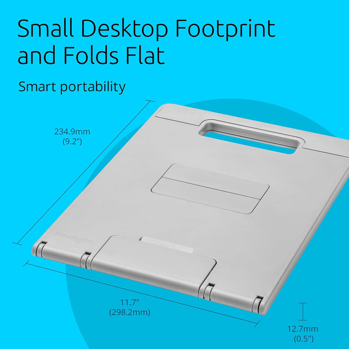 Kensington SmartFit Easy Riser Go 14 Zoll Laptop Ständer, Höhenverstellbar & tragbar, Ideal für Ultr