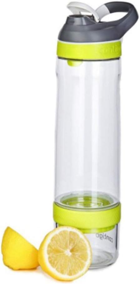 Contigo Trinkflasche Cortland Infuser Autoseal mit Fruchteinsatz, grosse BPA-freie Wasserflasche, au