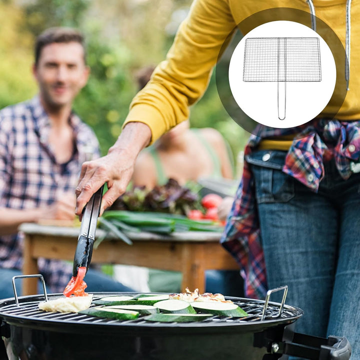 DOITOOL Edelstahl Grillkorb Clip Style Grill Mesh BBQ Fisch Gemüse Korb Campinggrill Zubehör Rostfre
