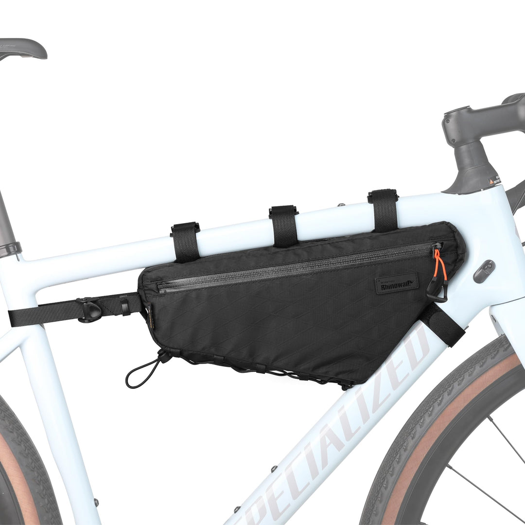 Fahrrad Rahmentasche Wasserdicht Oberrohrtasche Dreieckstasch Doppelseitiger Reissverschluss für MTB