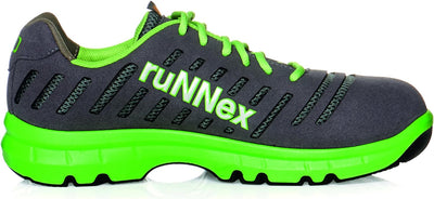 ruNNex Herren FlexstarFlexStar 36 EU Grau Grün, 36 EU Grau Grün