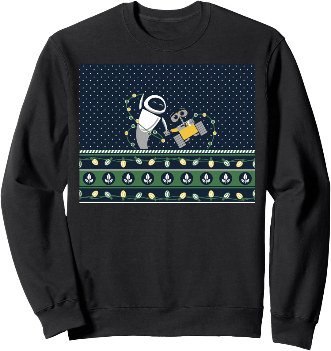 Disney Pixar Wall-E Eve Light Ugly Weihnachten Sweater Sweatshirt