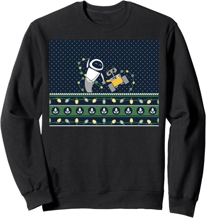 Disney Pixar Wall-E Eve Light Ugly Weihnachten Sweater Sweatshirt
