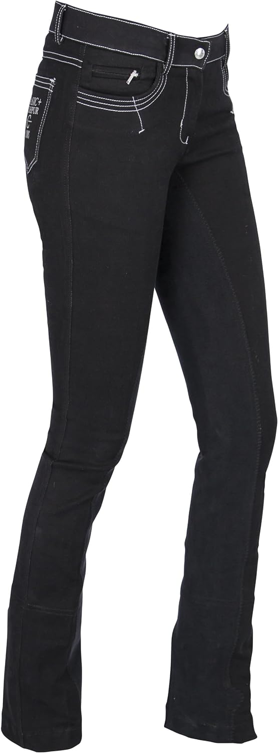 Covalliero Kerbl Reithose BasicPlus, Damen Jodhpurreithose Damenreithose 34-46 36 Schwarz, 36 Schwar