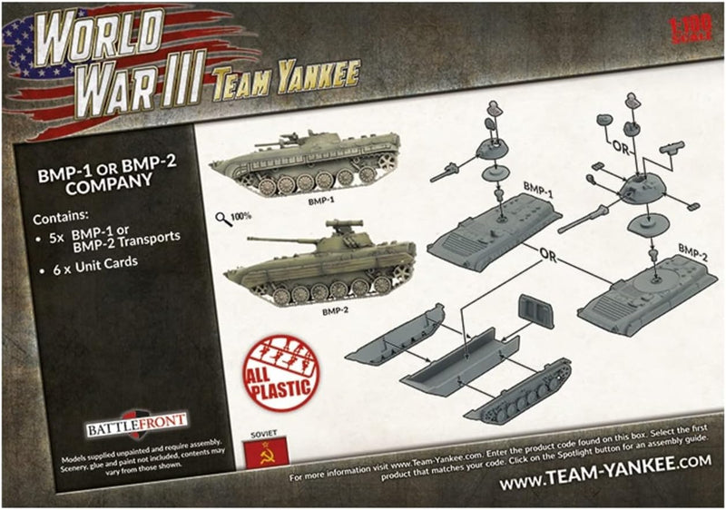 BMP-1 or BMP-2 Company (TSBX02) Team Yankee Flames of War World War III