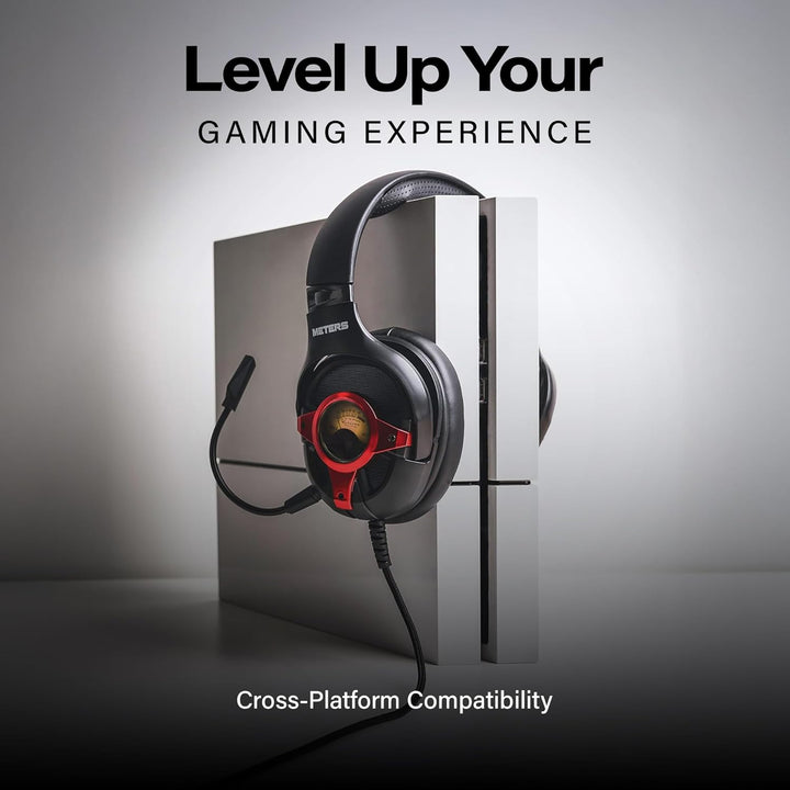 Meters M-Level-UP, Gaming-Headset, 7.1 Surround-Sound, abnehmbares Mikrofon, leistungsstarke 50-mm-T