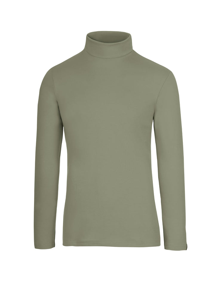 Trigema Rollkragenshirt XL Salbei, XL Salbei