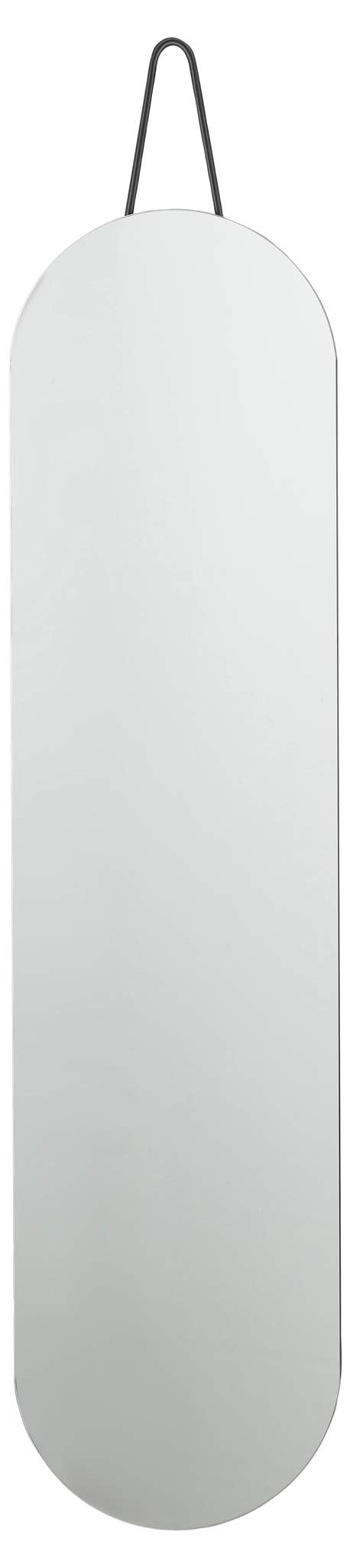 Zone Denmark A-Wall Mirror Wandspiegel, Ganzkörperspiegel, 120 x 30 cm, Schwarz Schwarz 30 x 120 cm,