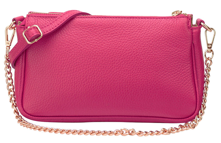 SH Leder Echtleder Umhängetasche Schultertasche Handtaschen Clutch kleine Abendtasche Goldfarbene Me