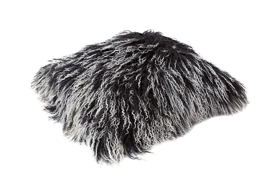 Reissner Lammfelle Tibet Lammfell Kissenbezug langflorig 30x30cm JYB14 Farbe schwarz (Tops) Jyb14 Sc