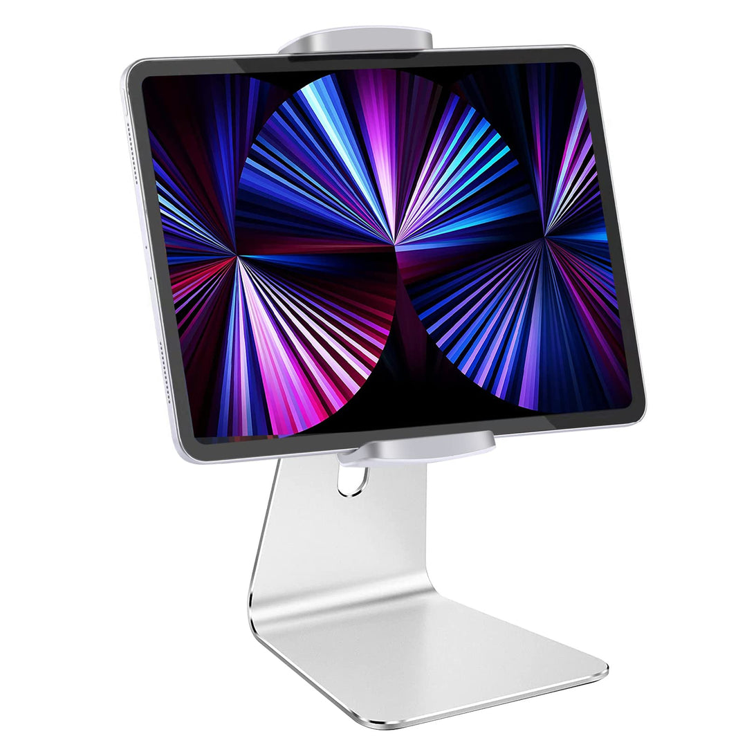 SHUOSUO Tablet Ständer Verstellbar, Schwerer Aluminium Tablet Halterung Halter Tisch, Kompatibel mit