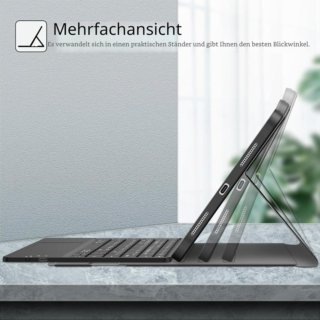 FINTIE Tastatur Hülle für iPad 11. Generation 2025 11", iPad 10. Generation 2022 10.9" Schutzhülle m