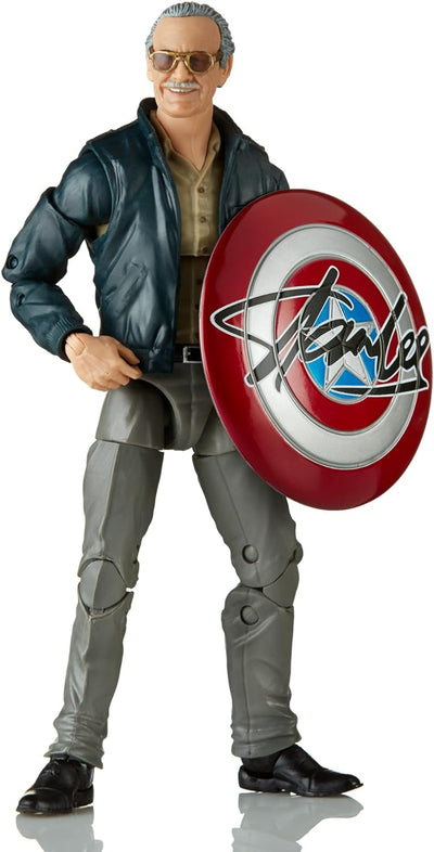 Hasbro Marvel Legends Series 15 cm grosse Stan Lee Action-Figur zu Marvel‘s The Avengers, enthält 2