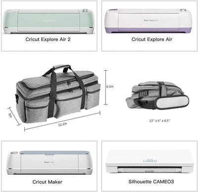 ProCase Tasche für Cricut Maker 3 Explore 3 Explore Air 2/Air Silhouette Cameo 4/3 Plotter Bag Robus
