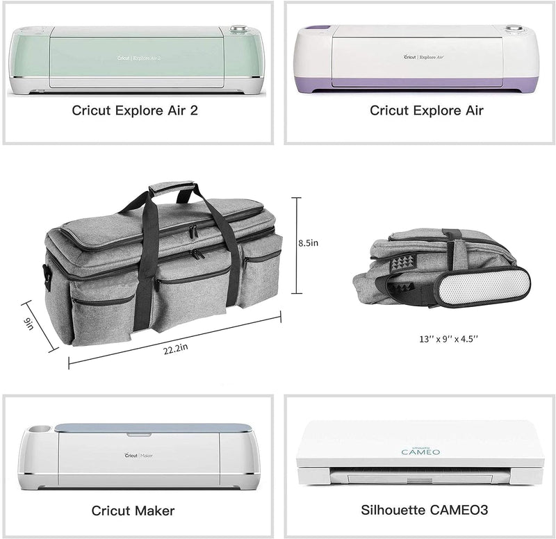 ProCase Tasche für Cricut Maker 3 Explore 3 Explore Air 2/Air Silhouette Cameo 4/3 Plotter Bag Robus