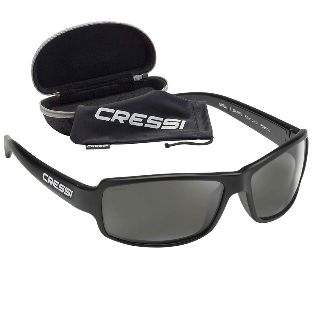Cressi Ninja - Polarisierte Sonnenbrille Herren und Sonnenbrille Damen, Entspiegelte Gläser Wasserab