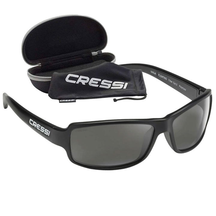Cressi Ninja - Polarisierte Sonnenbrille Herren und Sonnenbrille Damen, Entspiegelte Gläser Wasserab