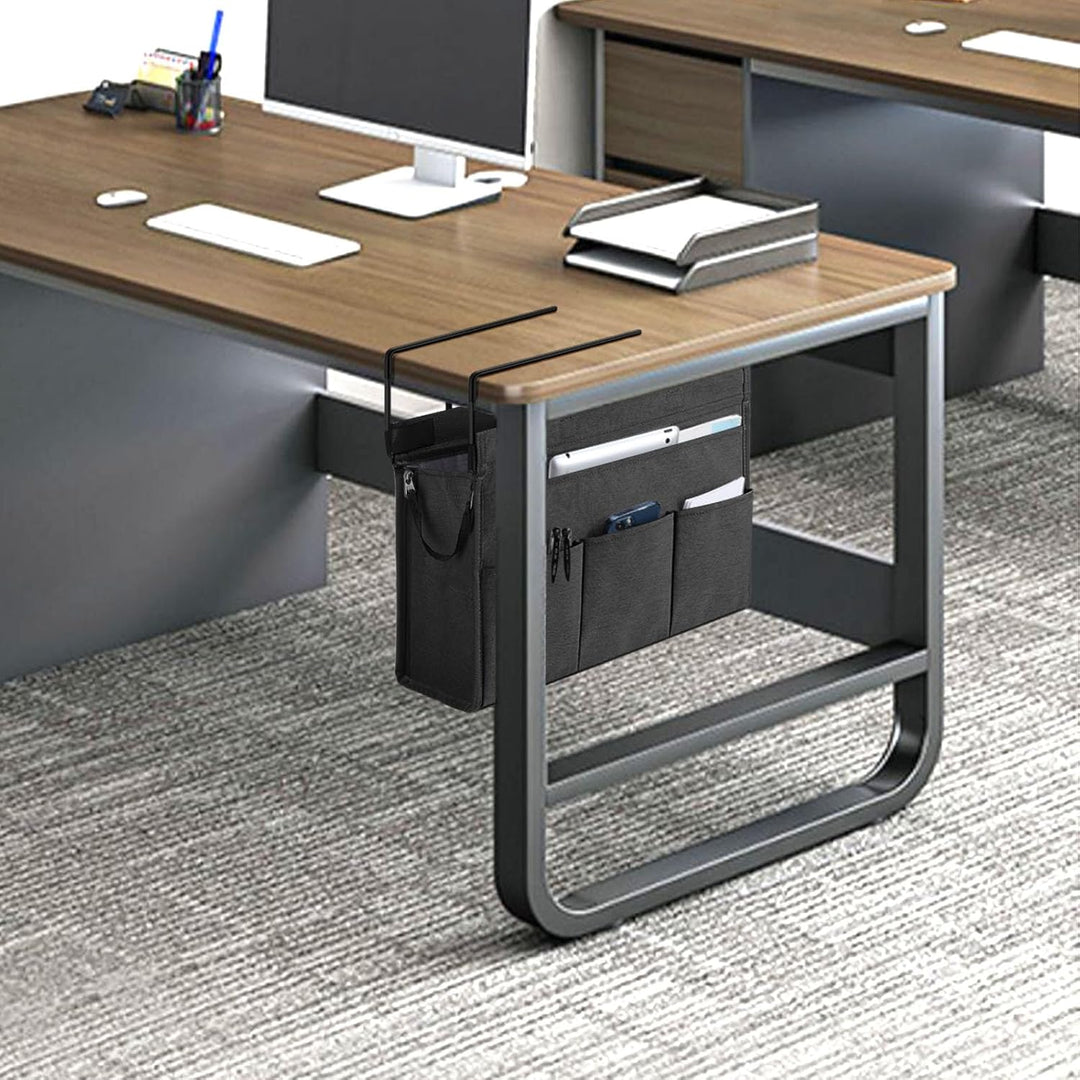 MASTLU Hängeorganizer Büro Organisation Unter Schreibtisch, Hängetasche Aufbewahrungstasche Betttasc