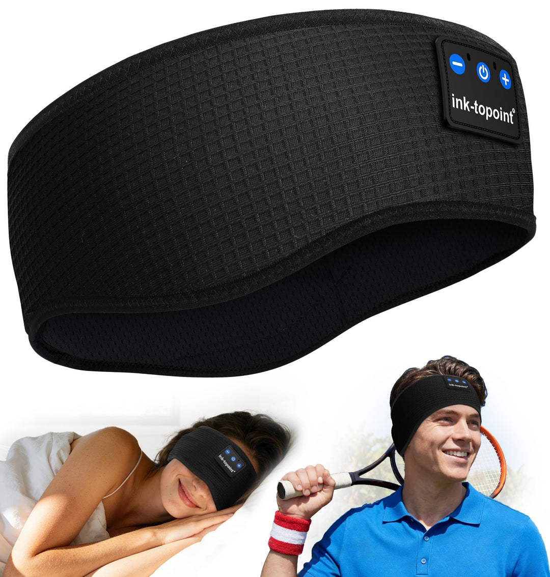 Schlafkopfhörer Bluetooth,Schlaf Kopfhörer Stirnband Bluetooth 5.4 Kopfhörer Geschenk für Männer/Fra
