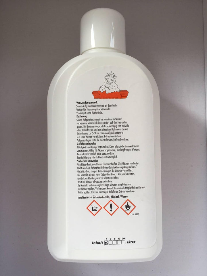 Warda Saunaaufguss green Spinac 1 l Flasche - Ein Liter Konzentrat