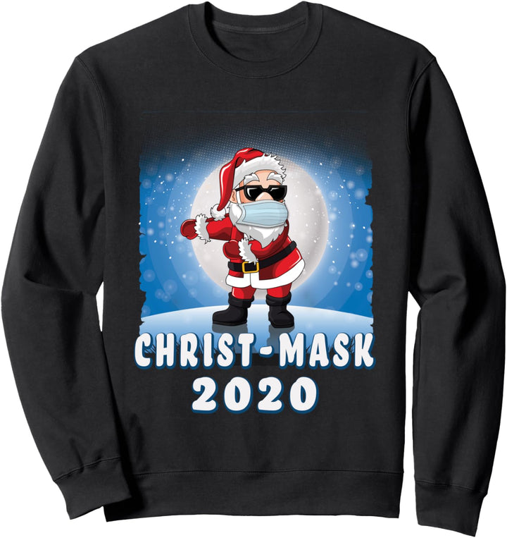 2020 Weihnachtsquarantäne Zahnseide Santa tragen Sweatshirt