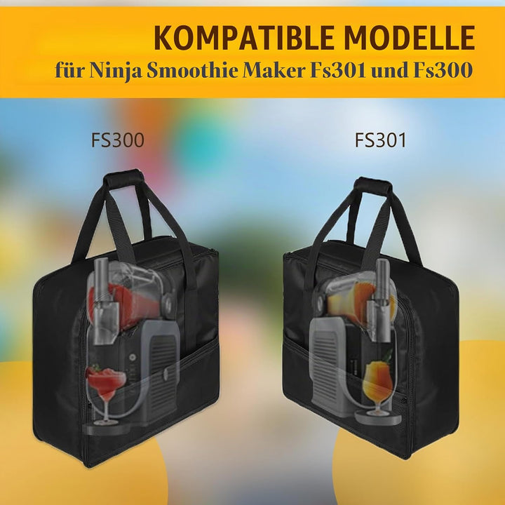 ‌Tragetasche für Ninja Slushi, 44×45×17 cm Aufbewahrungstasche, für Ninja Slushi Maschine FS301 FS30