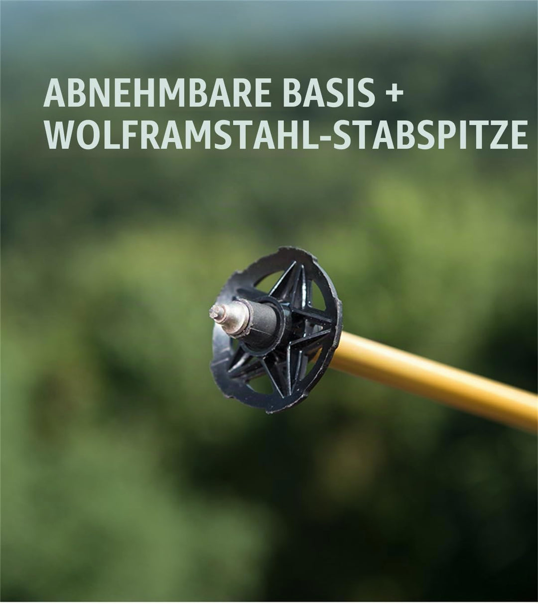 AONIJIE 2-Pack Faltbar Z-Wanderstöcken ultrakompakt Trekkingstöcke für Trekking, Wanderungen, Reisen