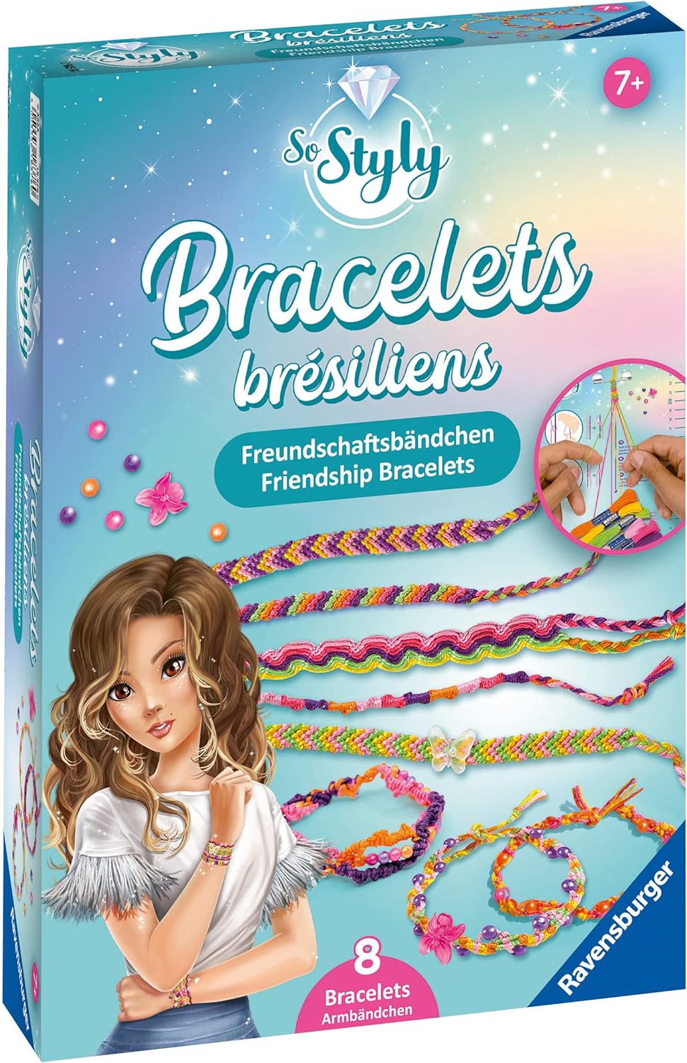 Ravensburger 18376 - Bracelets Bresiliens, Freundschaftsbändchen