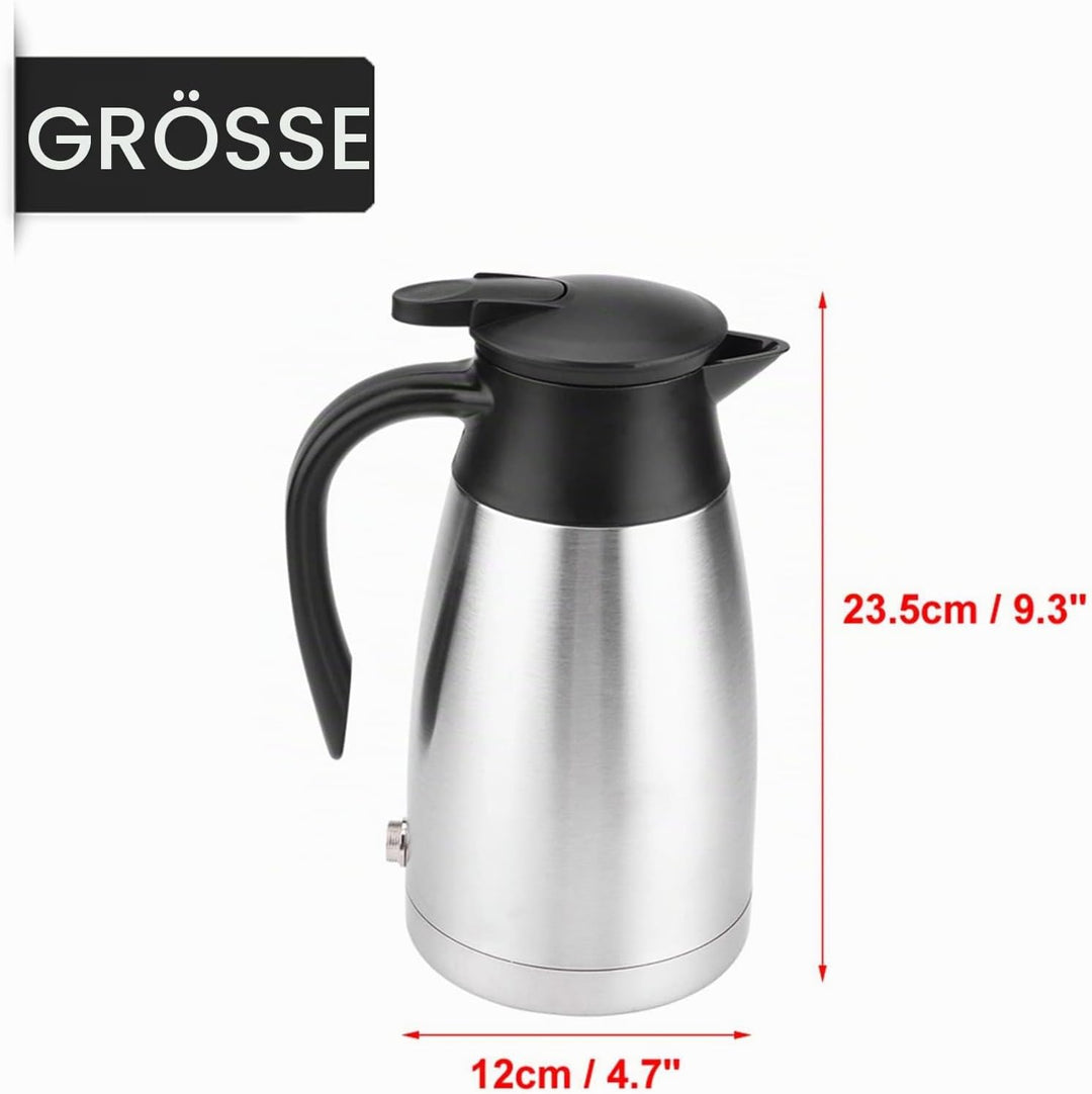 Auto Wasserkocher, 12V/24V 1000Ml Reisewasserkocher, Edelstahl Elektrisch Im Auto Wasserkocher Reise