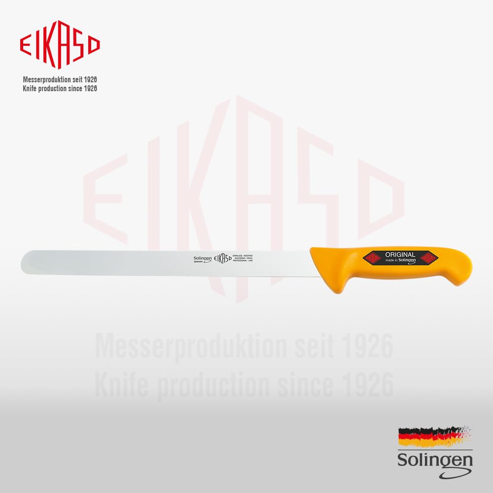 EIKASO Solingen Germany Aufschnitt/Salamimesser 45cm Schlachtermesser Metzgermesser extra lange Klin