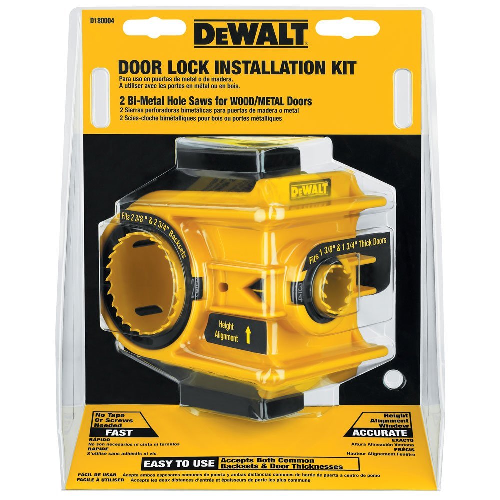Dewalt D180004 Bi-Metall Türschloss Montage-Set